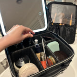 Travel Cosmetic Case With LED Mirror